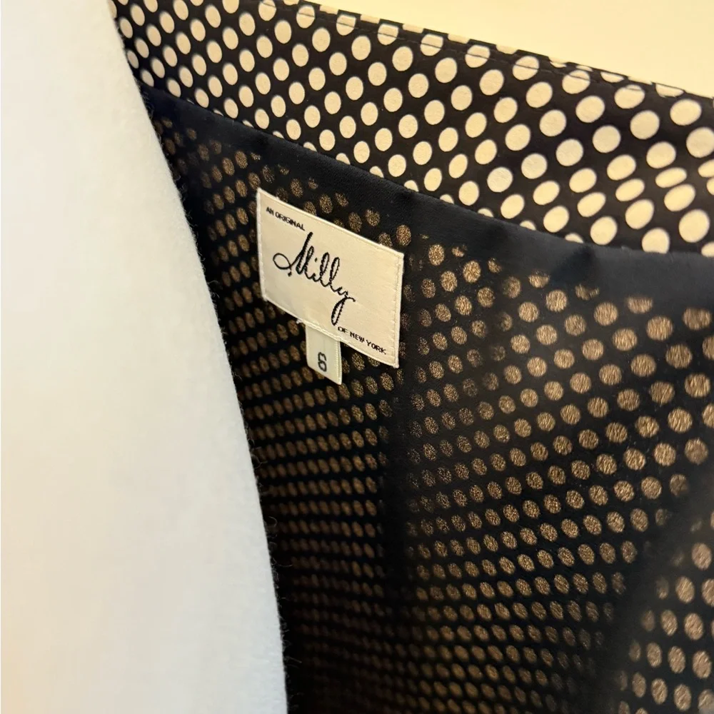 🌾 Milly Silk Polka Dot‎ A-Line Skirt